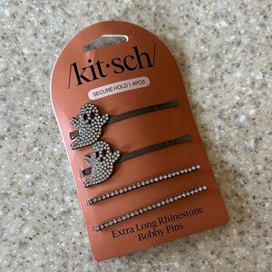 Kitsch XL Ghost Rhinestone Bobby Pins